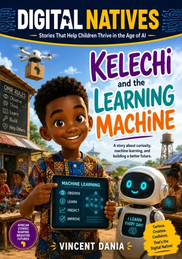 Cover of Kelechi and the Learning Machine by Vincent Dania