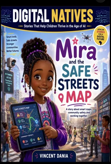 Cover of Mira and the Safe Streets Map by Vincent Dania