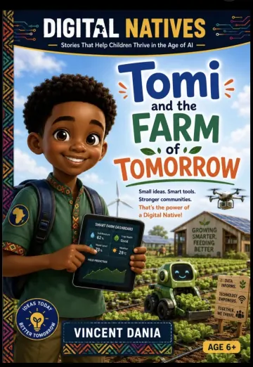 Cover of Tomi and the Farm of Tomorrow by Vincent Dania